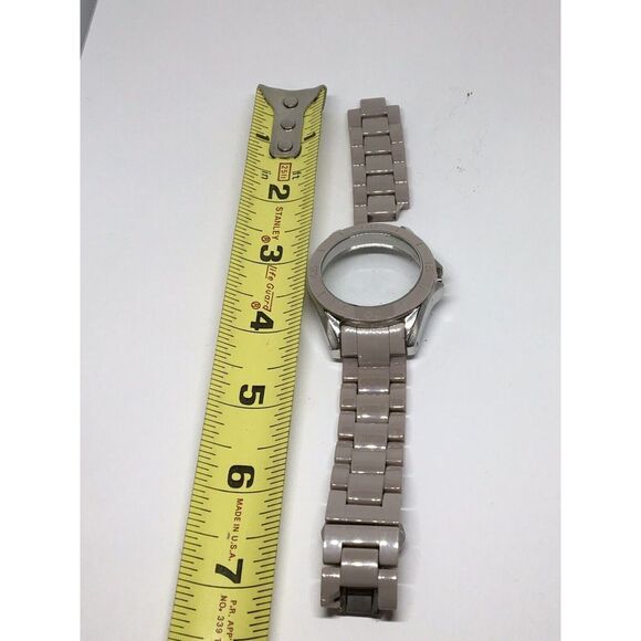 Michael Kors Ceramic Watch Bracelet Case Links Parts Band 18mm Purple A635 - Picture 1 of 7